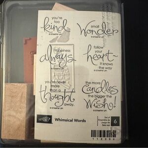 Stampin’ Up Whimsical Words Stamp Set